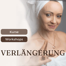 Verlängerung der Kurse und Workshops.