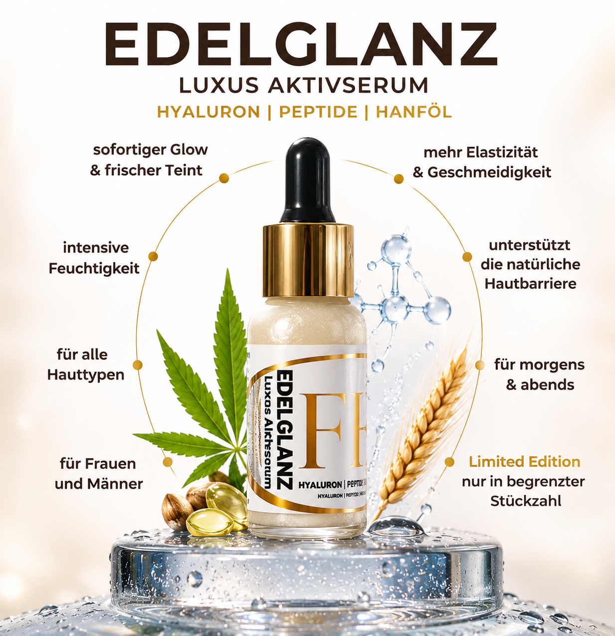 Edelglanz - Luxus Aktivserum