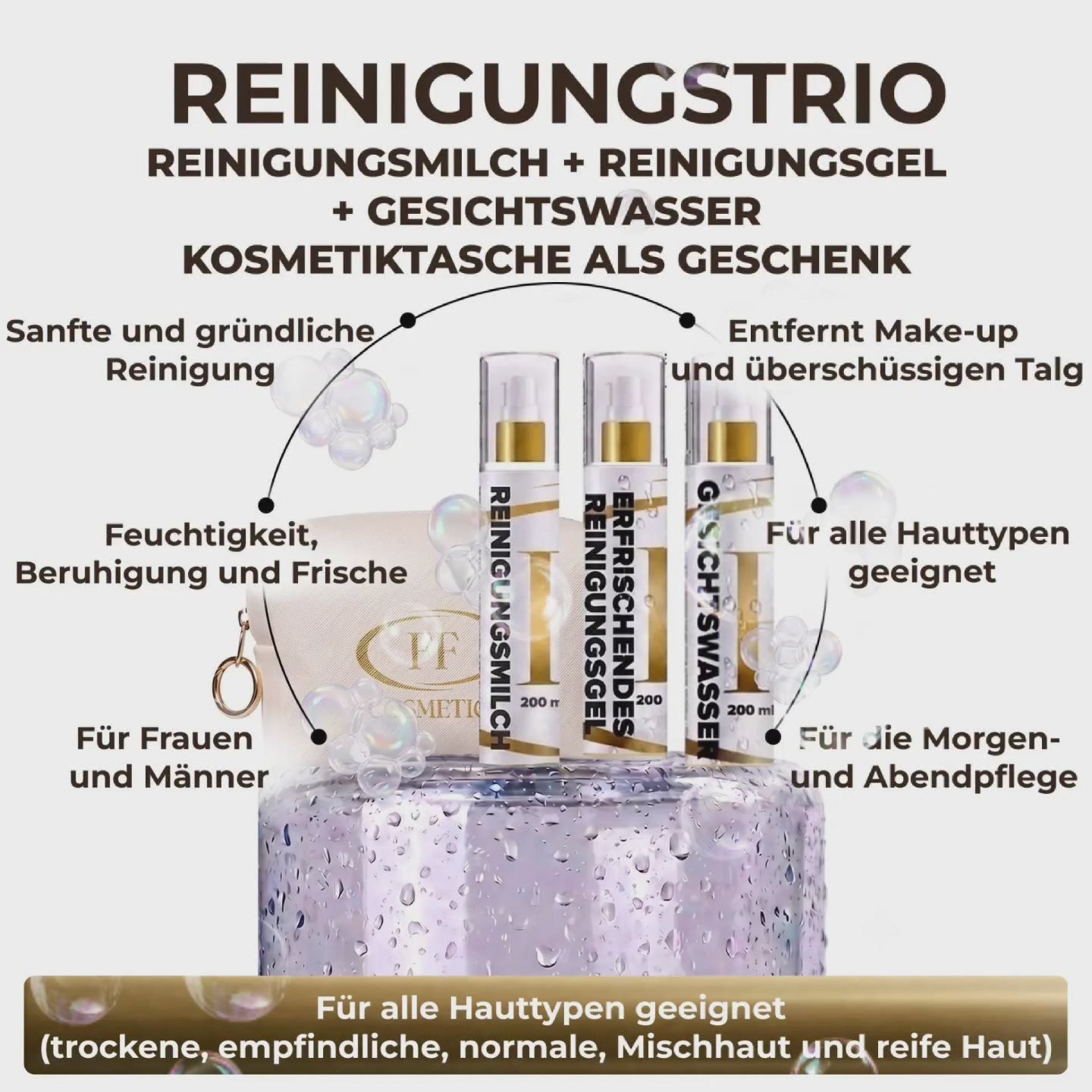FF Reinigungstrio für frische, gepflegte Haut
